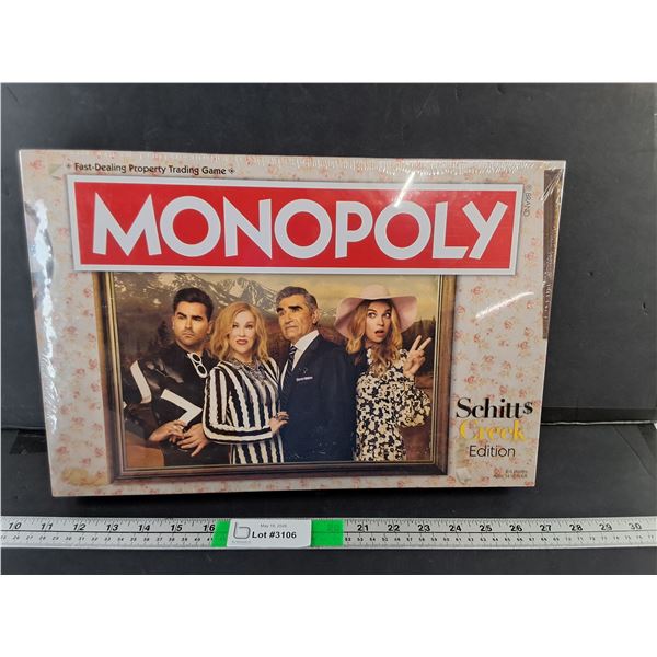 Schitt's Creek Monopoly Game- Sealed
