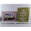 Image 1 : Volkswagen & Keep Calm and Carry On Metal Signs 15.75" x 11.75"