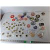 Image 1 : NFL Bottle Caps & Vintage Political Buttons