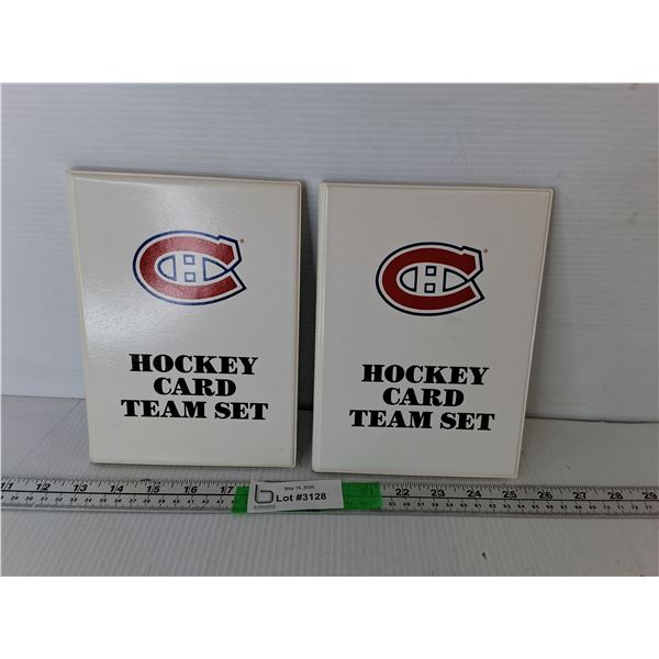 (2) Montreal Canadiens Card Albums