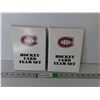 Image 1 : (2) Montreal Canadiens Card Albums