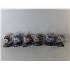 Image 3 : Plastic Tote & (11) Model NHL Goalie Masks- Cannot Ship Tote
