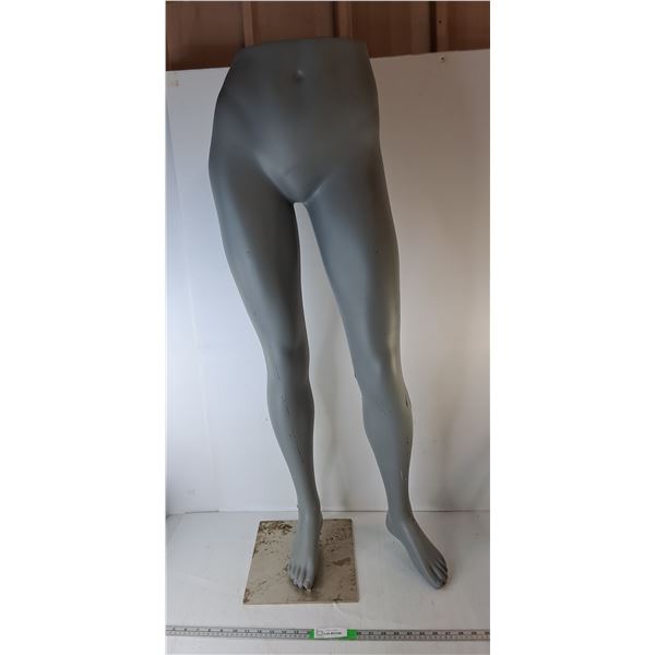 *Female Lower Body Mannequin with Stand 44.25" Tall- Some Damage, Cannot Ship