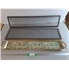 Image 1 : Metal Serving Tray 34" x 6"- Broken Handle & (2) Window Screens Up to 35.75" x 10.25", Cannot Ship