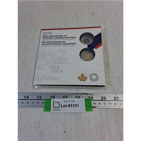 2024 100th Anniversary Royal Canadian Air Force Coins