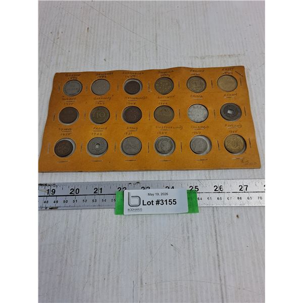 (18) Multi Country Coins 1885-1957
