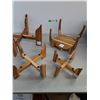 Image 3 : (4) Multi Size Wooden Plant Bases - PICK UP ONLY