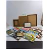 Image 1 : (4) Frames-1 no glass, (11) Home Decor Magazines