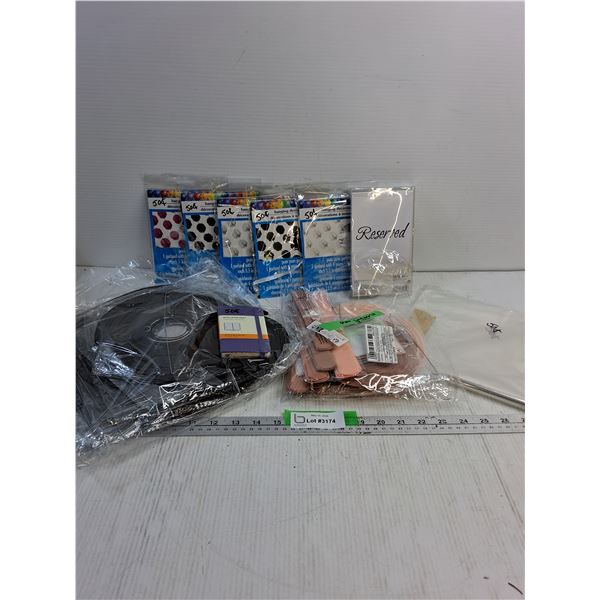 Paper Lanterns, Bags, PomPom Decorations