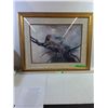 Image 1 : Large Gold Framed Leopard Picture (35x28.5")
