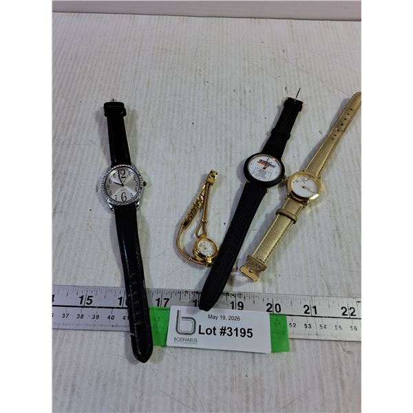 (4) Wrist watches- Louis Arden, Timex,Granol,As Is