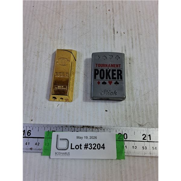 (2) Butane Lighters - As Is
