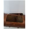 Image 4 : Wooden Telescope Box 18" (one strap broken, cannot ship, as is)