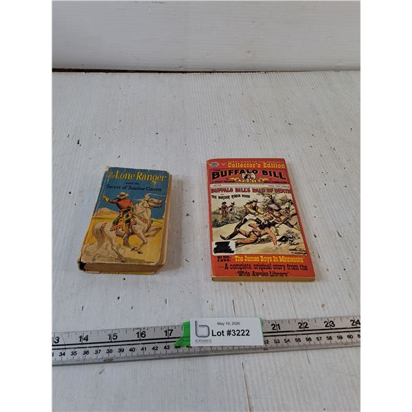 The Lone Ranger & The Buffalo Bill Vintage Books ( as is)
