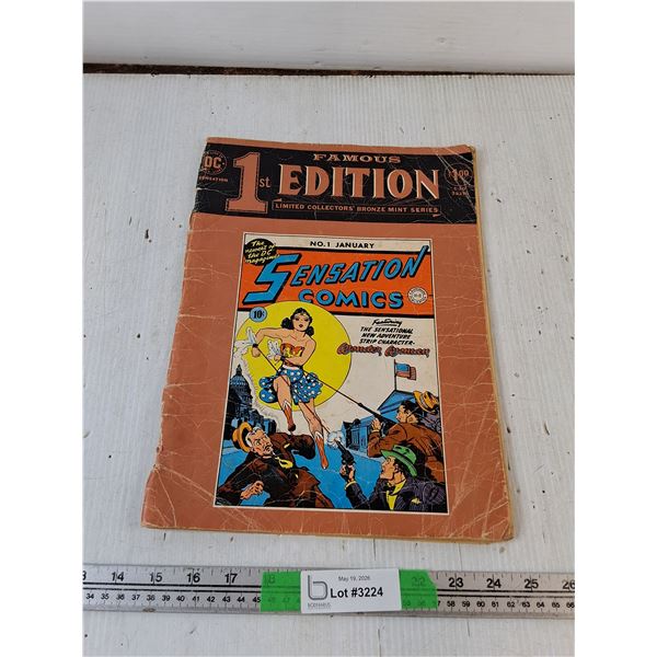 DC Comics Famous 1st Edition Treasury reprint of Sensation Comics #1 from 1974