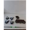 Image 1 : Wheel Castors: Swivel & Stationary ( as is)