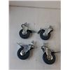 Image 2 : Wheel Castors: Swivel & Stationary ( as is)