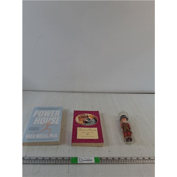 Power House, Rose in Bloom, Toy Figurine, Crate 12"x8" ( pickup preferred)
