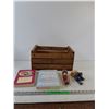 Image 7 : Power House, Rose in Bloom, Toy Figurine, Crate 12"x8" ( pickup preferred)
