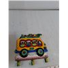 Image 2 : Paint by Layers Craft Kit, Tin Schoolbus Key Hook ( as is)