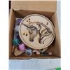 Image 3 : Paint by Layers Craft Kit, Tin Schoolbus Key Hook ( as is)