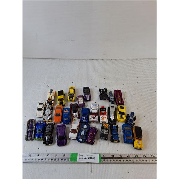 Box Of Assorted Die Cast Cars