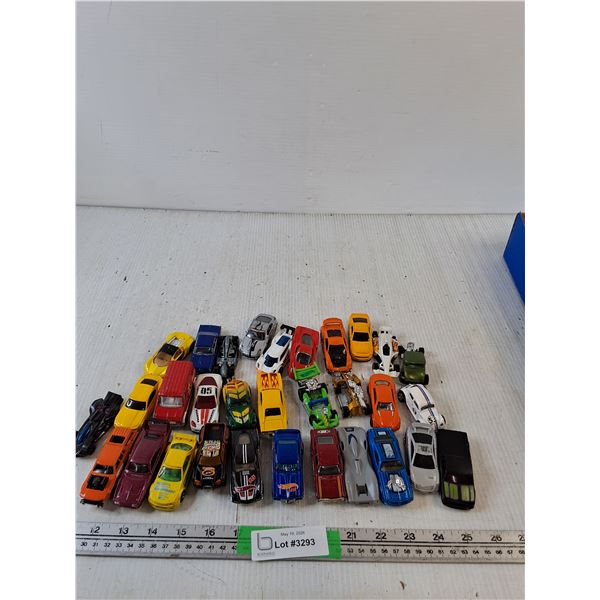 Box Of Assorted Die Cast Cars