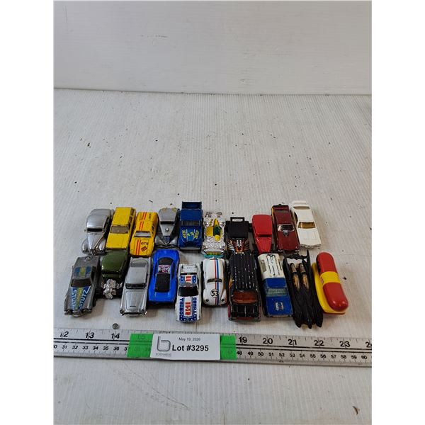 Box Of Assorted Die Cast Cars