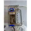 Image 5 : Box of Disposable Vinyl Gloves, Appears New- L & Top Fin Pro30 Silenstream Power Filter- Powers On/A