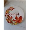 Image 2 : (24) Lemon & Thankgiving Style Ceramic Salad Plates- NIB