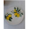 Image 2 : (12) Lemon Style Ceramic Dinner Plates- NIB
