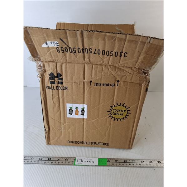 Box of Wooden Style Cookbook Stands