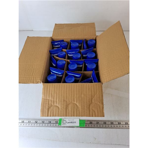 Box of Super-Z Mini Shave Gel Tubes- NIB, Cannot Ship