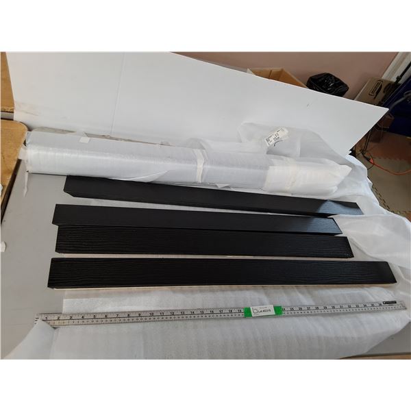 (2) Sets of Wood Picture Frame Moulding Strips Up to 40.75"- Cannot Ship