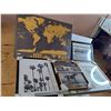Image 1 : Scratch Off Map, Photo Frames & Framed Art Up to 32.25" x 23.25"- Some Damaged, Cannot Ship
