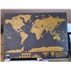 Image 5 : Scratch Off Map, Photo Frames & Framed Art Up to 32.25" x 23.25"- Some Damaged, Cannot Ship
