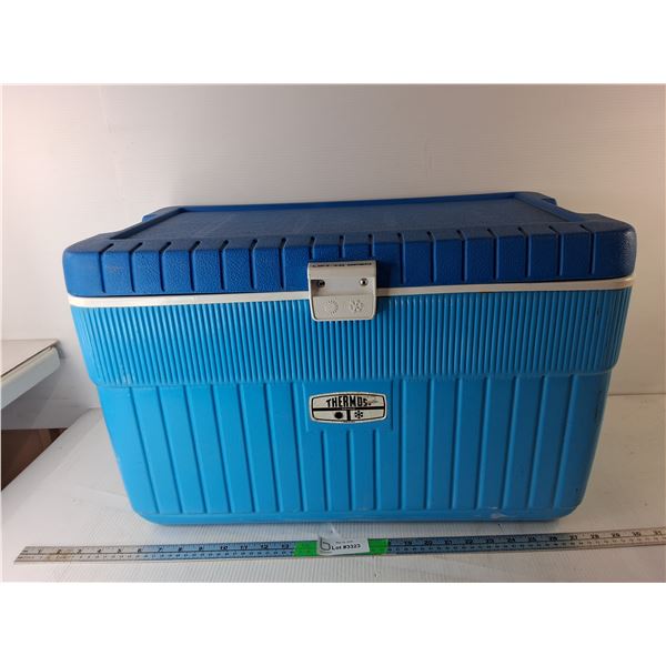 Vintage Plastic Thermos Cooler 23.25" x 14" x 15" & (2) Boat Fenders- Cannot Ship