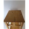 Image 2 : Wooden Side Table 16" x 14.25" x 21.75", May Require Reinforcement- Cannot Ship