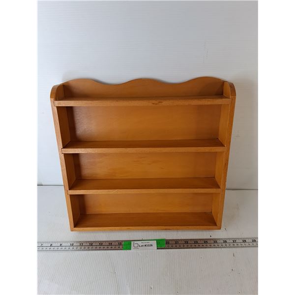 Wooden Wall Shelf 16" x 2.75" x 15"