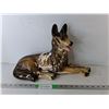 Image 1 : Vintage Chalkware German Shepherd Figurine 18" Long, Pickup Preferred