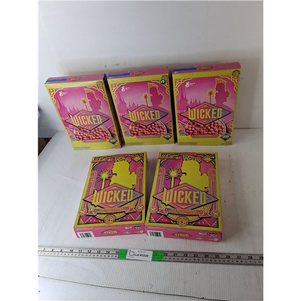 (5) Boxes of Wicked Cereal- Sealed