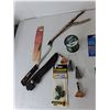 Image 3 : Fishing Lot- Filleting Knife, Lead Weights, Fishing Line, Misc.