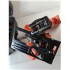 Image 4 : Black & Decker Drill, Circular & Reciprocating Saws, Flashlight, Battery, Charger & Case- All Power