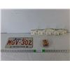 Image 1 : Alberta License Plate, Wooden Wall Hanger & Adult Novelty Cards