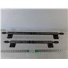 Image 1 : (2) Vintage Style Metal Towel Bars Up to 31"- Cannot Ship