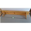 Image 1 : Wooden Wall Shelf 48" x 7" x 8"- Cannot Ship