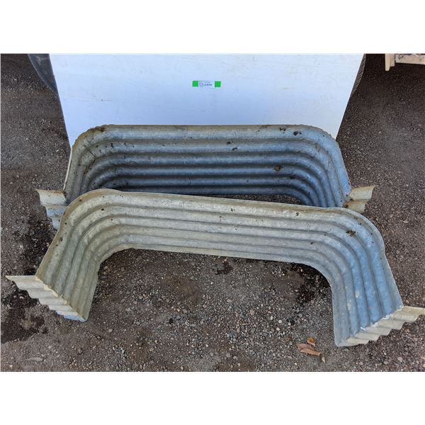 **(2) Galvanized Window Wells 42" x 13" 17"- Cannot Ship