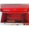 Image 3 : Mastercraft Metal Toolbox 18.75 x 7 x 7" & Sledgehammer 14.5" & Hammer 8.75", Scissors, Misc. - Cann