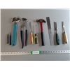 Image 1 : Adjustable Wrench, Hammer 11", Chisels Misc.