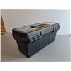 Image 6 : Rimax Plastic Toolbox 16 x 7 x 7", Multi Screwdriver, Wire Brushes, Clamps, Zip Ties, Misc.